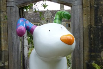 Snowdog Art Trails at Nymans