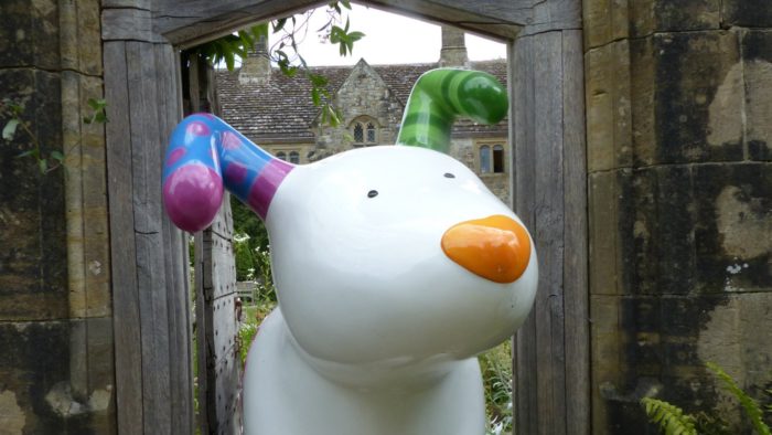 Snowdog Art Trails at Nymans